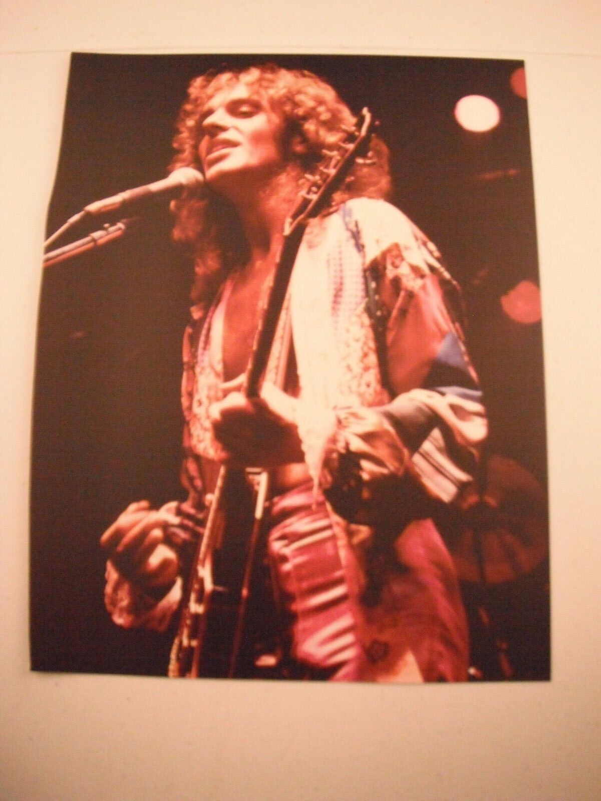 Peter Frampton Guitarist 12x9 Coffee Table Book Photo Poster painting Page