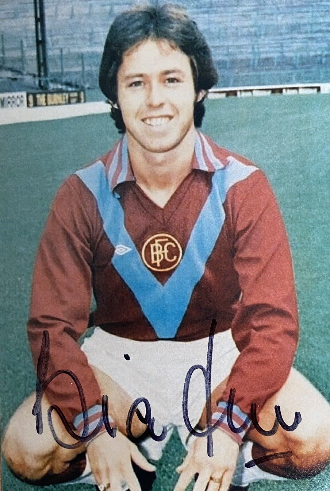 Brian Flynn Genuine Hand Signed 6x4 Burnley Photo Poster painting 2