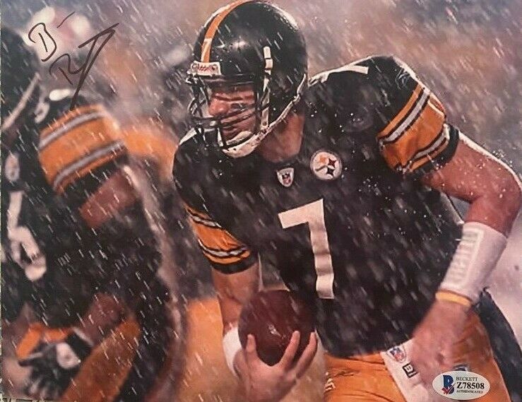 Ben Roethlisberger signed autographed 8x10 Photo Poster painting Pittsburgh Steelers COA Beckett