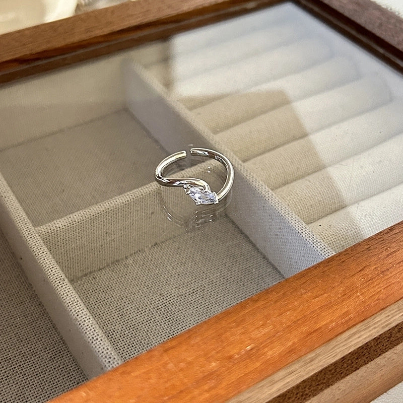 Minimalist Geometric Copper Plating Women’s Open Rings