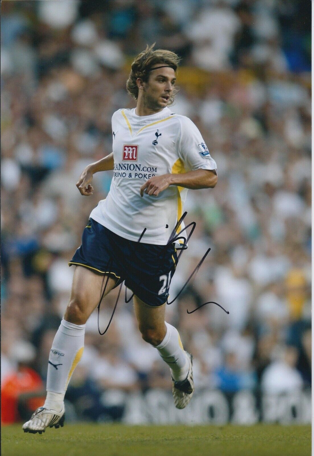 Niko KRANJCAR Autograph Signed 12x8 Photo Poster painting AFTAL COA SPURS Tottenham Hotspurs