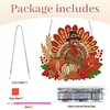 Turkey DIY Diamond Painting Pendant Acrylic Rhinestone Art 9.41x8.78inch