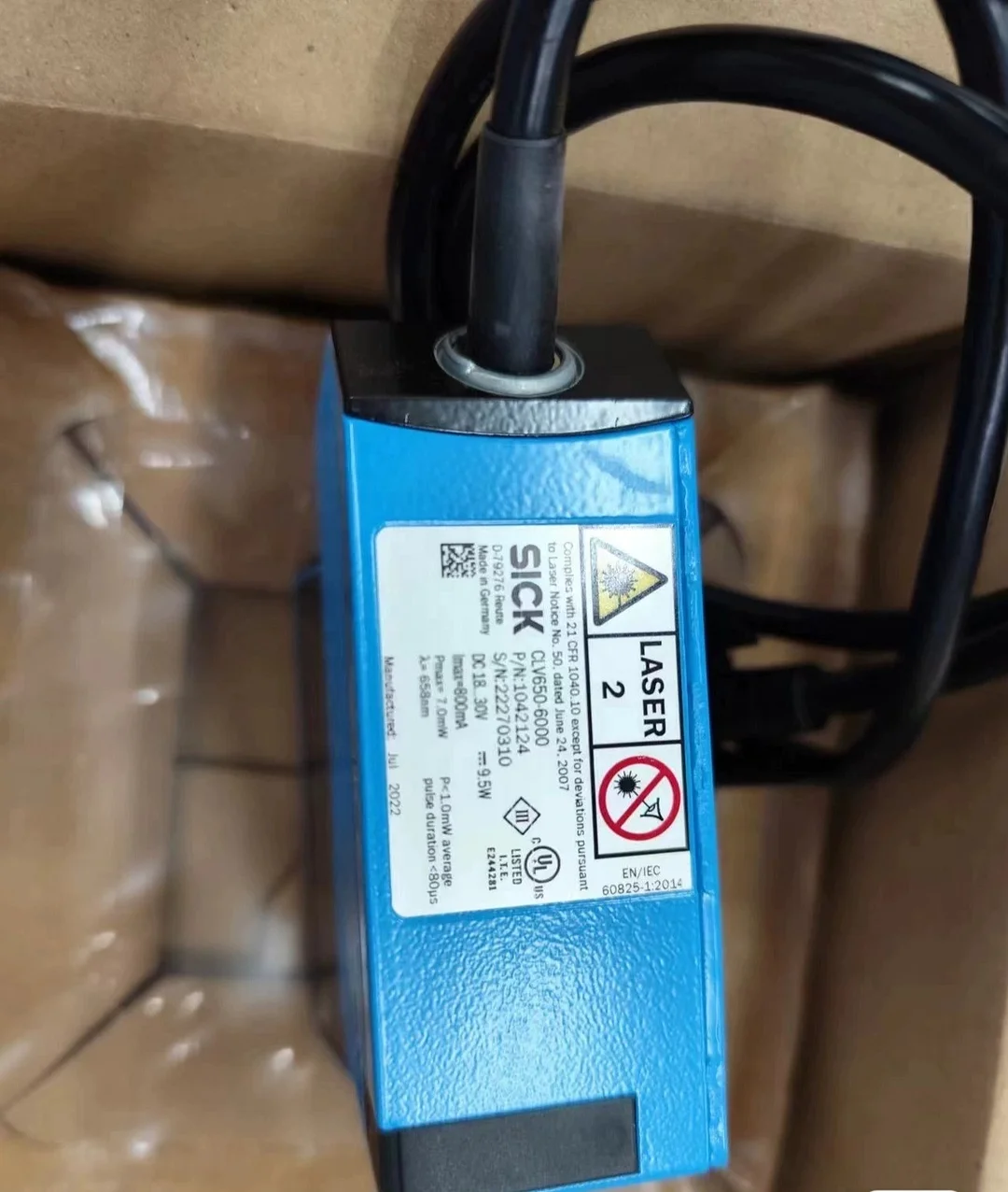 2024 RFID fixed barcode scanner CLV65x barcode reader industrial barcode RFID recognition sensor original