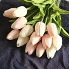 Single Head Mini Tulip PU Texture Artificial Flower 