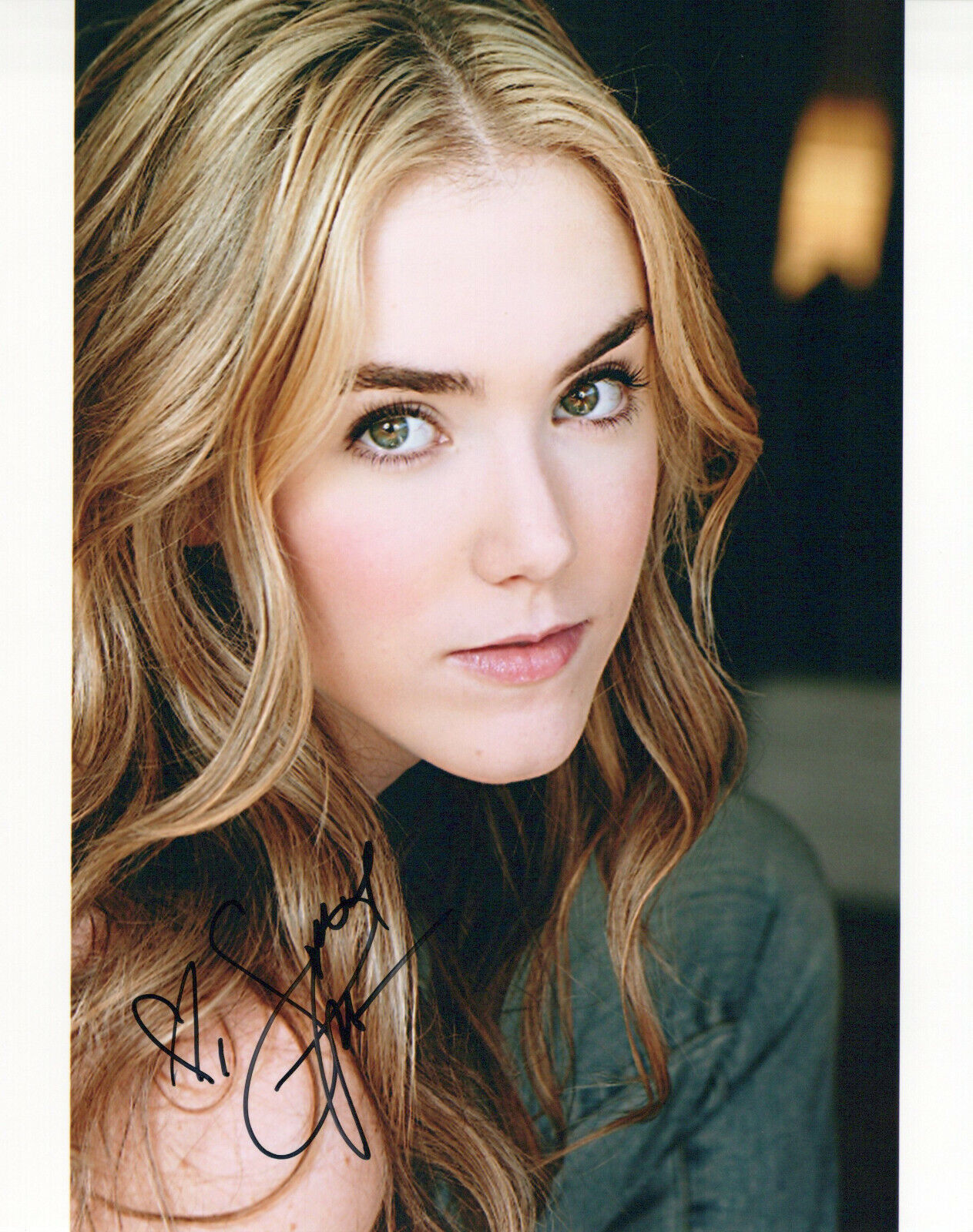 Spencer Locke glamour shot autographed Photo Poster painting signed 8x10 #3