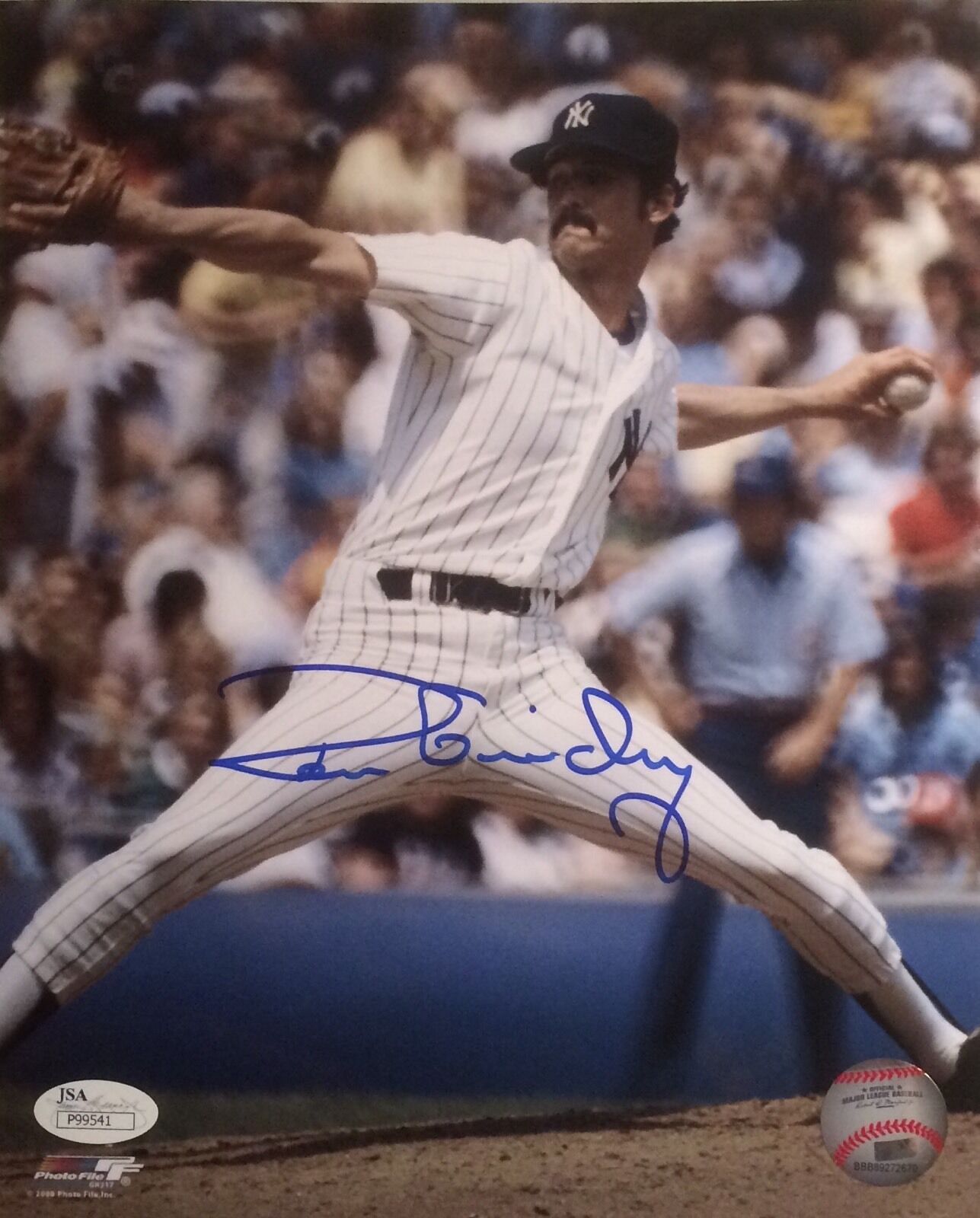 Ron Guidry New York Yankees Pose #3 Autographed 8x10 Photo Poster painting w/ JSA COA