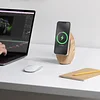 15W MagSafe wireless Charging Dock for iPhone 12,13,14,15 | Vertical & Landscape Stand | Eggs shape | Gift for him | Unique Craftsman Design