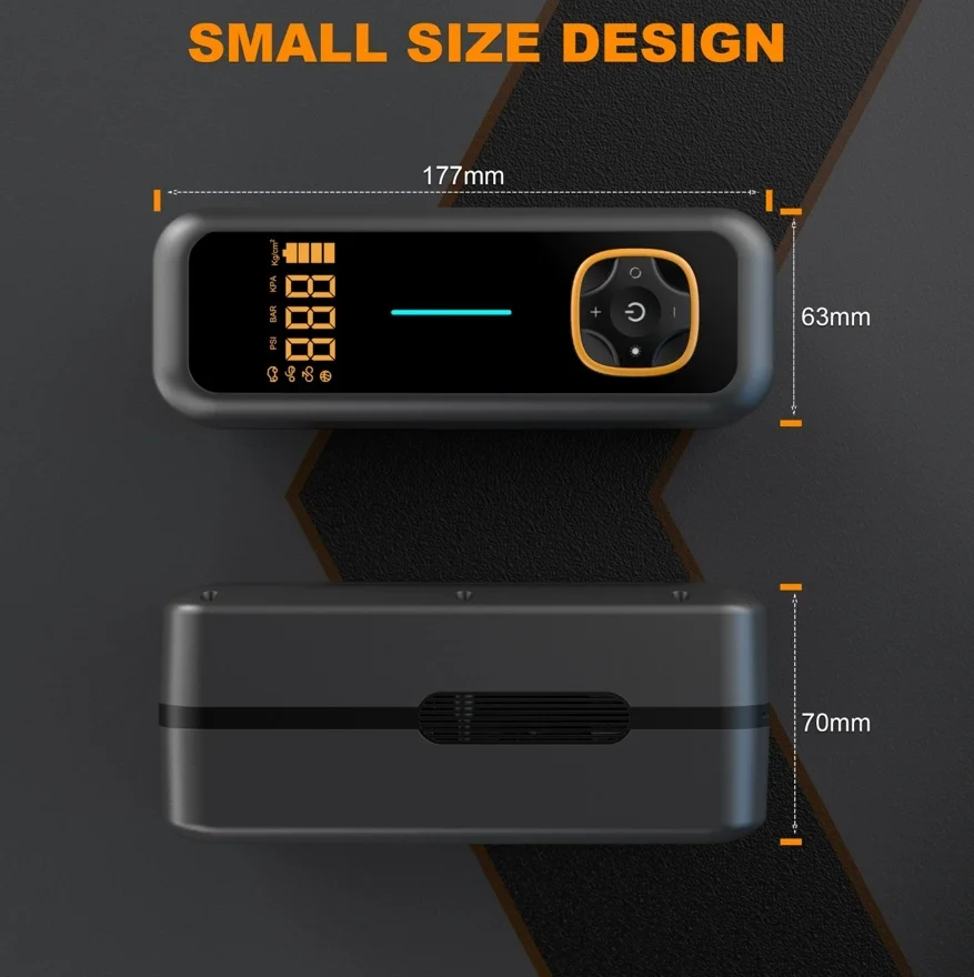 Cordless Air Compressor 12V Wireless 5000mAh Car Tire Pump