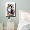 (40*60cm)Flower Cat - Full Round Drill Diamond Painting
