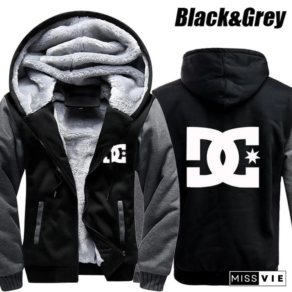 Men's Fashion Hoodies Winter Hot Sale Hoodies Thicken Warm Jacket Sweatshirts Coat Casual Outwear Sports Clothes