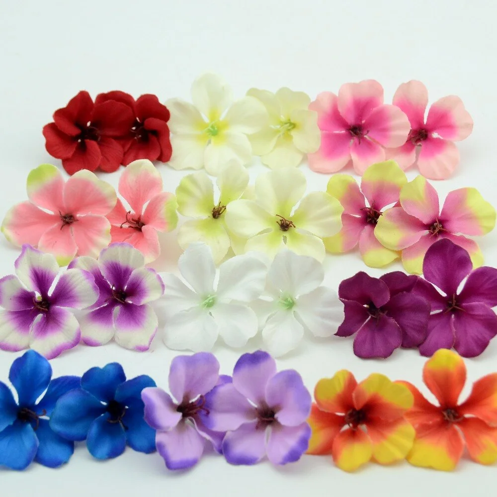 20pcs Real Touch Silk Orchid Artificial Flower Head For Wedding Home Decoration Handmade Christmas Gift Box Craft Fake flowers