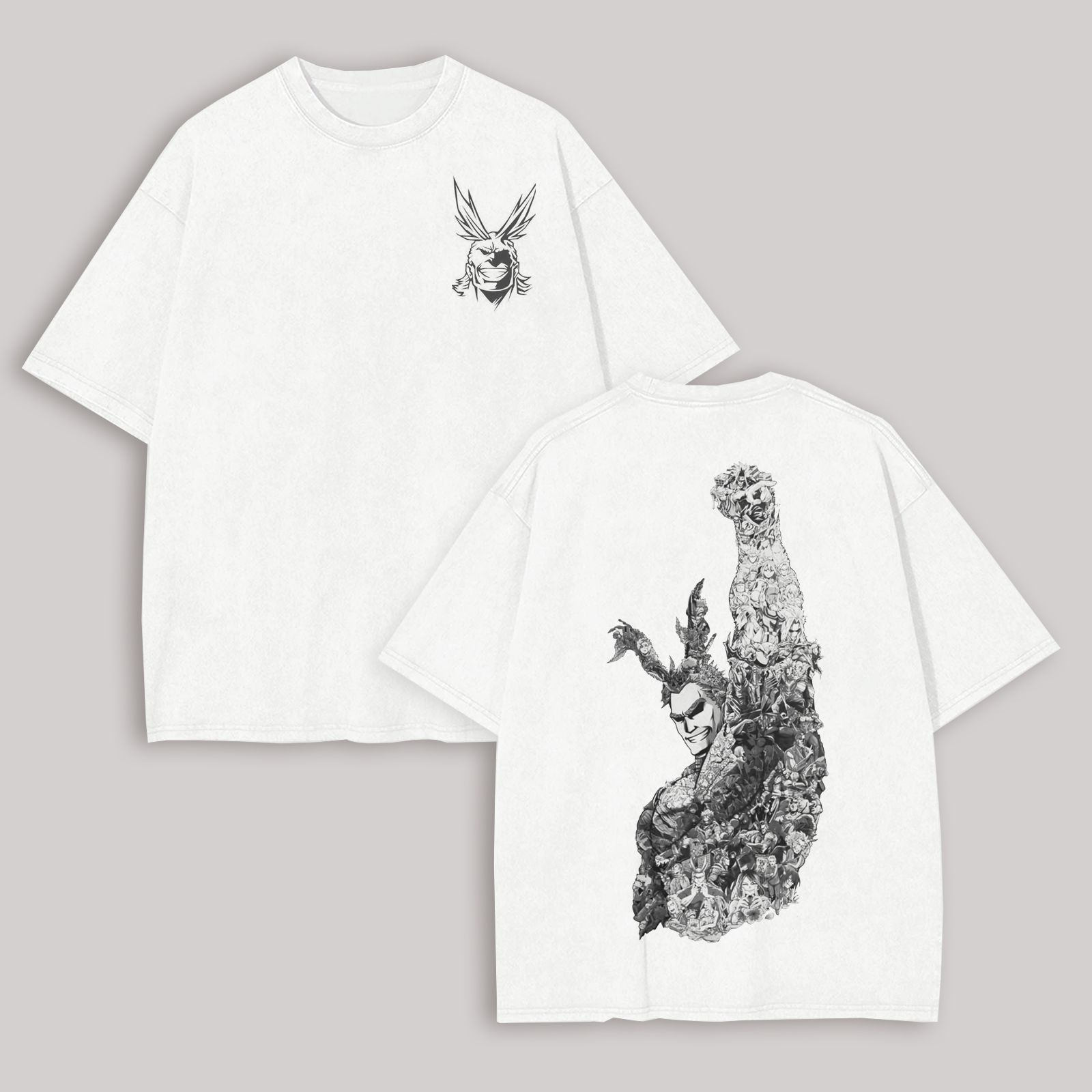 My Hero Academia All Might Printed Oversized Unisex T-shirt