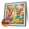 Twin Egg Girl - Crystal Rhinestone Diamond Painting