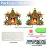 Acrylic Double Sided Christmas 5D DIY Diamond Art Paper Towel Storage Rack Decor Napkin Holder Kit