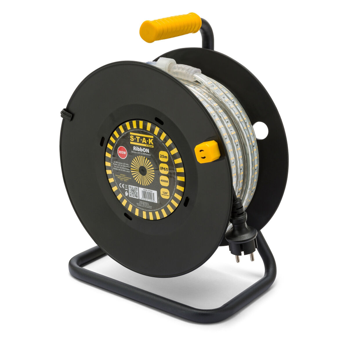 LED strips Stak 300 W LED Light 4000 K Black Transparent