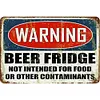 Beer Fridge Warning - Vintage Metal Signs - 20*30cm/30*40cm
