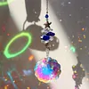 Crystal Bauhinia Gourd Pendant Drop Home Garden Car Decor (A)