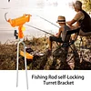 360 Degrees Automatic Fishing Rod Holder Rack Ground Stake Stand Fish Pole Bracket Accessories