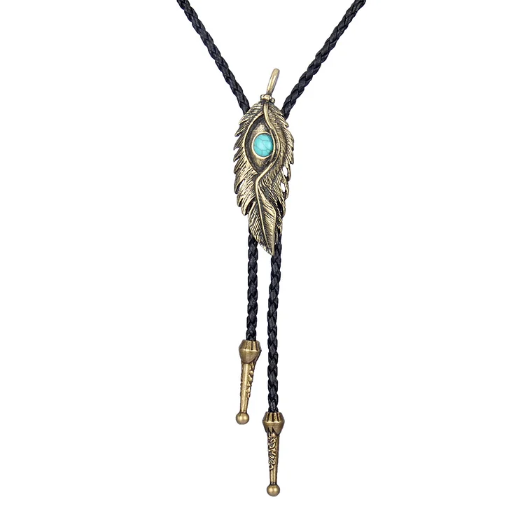 Men's Vintage Boho Tie Necklace