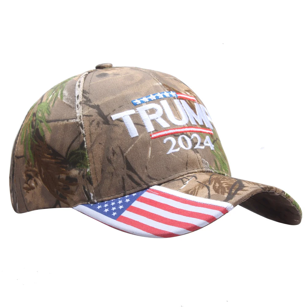 Camouflage Embroidery American 2024 Baseball Cap