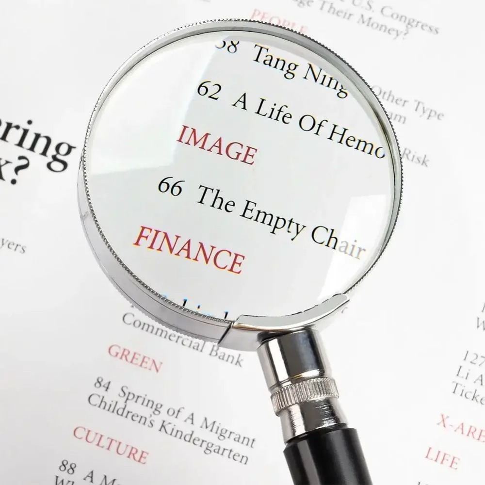 Likron Watches Classic Optical Glass Handheld Magnifier for Reading