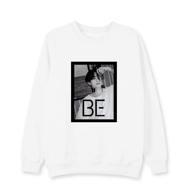 방탄소년단 BE ESSENTIAL Round Neck Hoodie