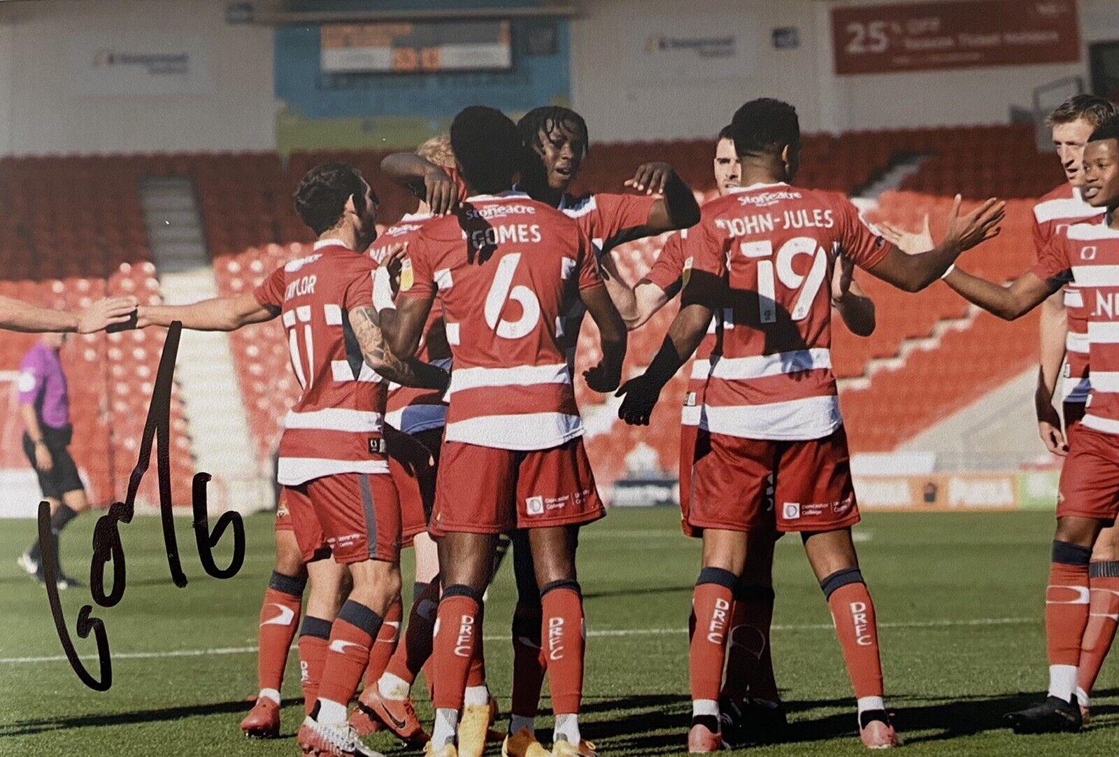 Madger Gomes Genuine Hand Signed Doncaster Rovers 6X4 Photo Poster painting 3