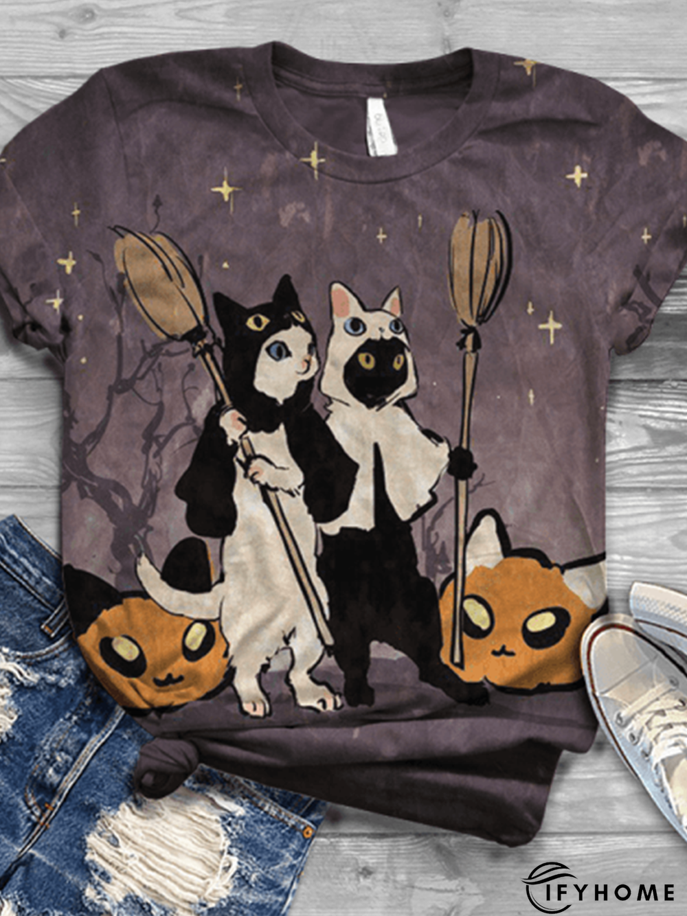 Color Short Sleeve Animal T-shirt | IFYHOME