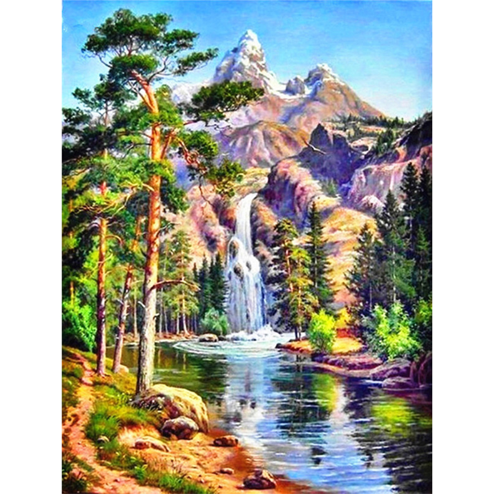 

Waterfall - Square Drill Diamond Painting - 40*50CM, 501 Original