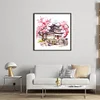 Peach Blossom Pavilion-11CT Stamped Cross Stitch 40*40cm/15.75*15.75in tapestrymarket