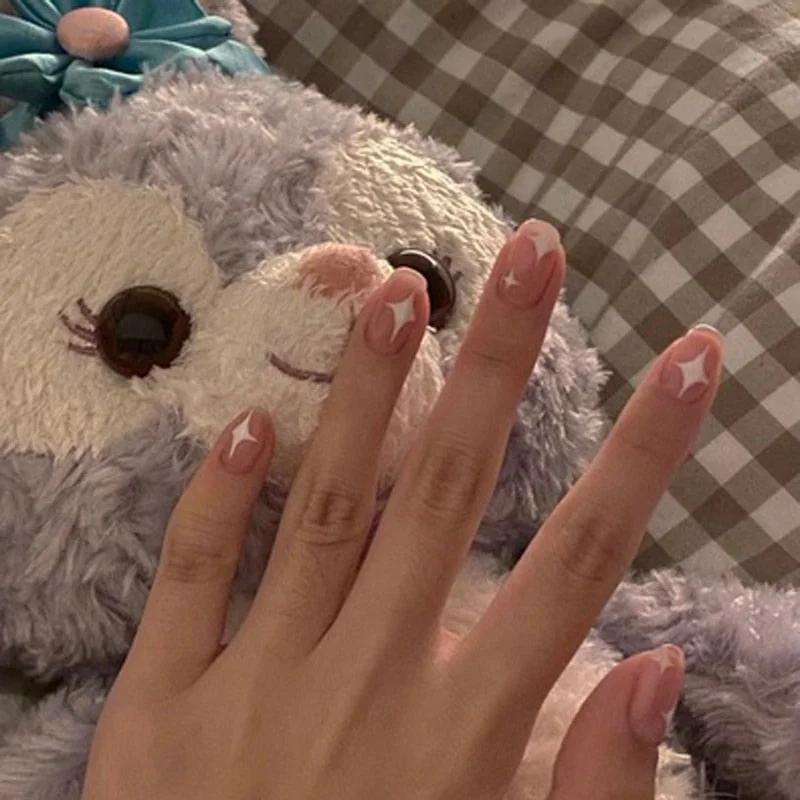 DIY Nail Art Stickers Star Light Manicure Design Accessories Back Glue Decoration Foil Nail Art Decor Designer Nail Stickers-Nail Inspo