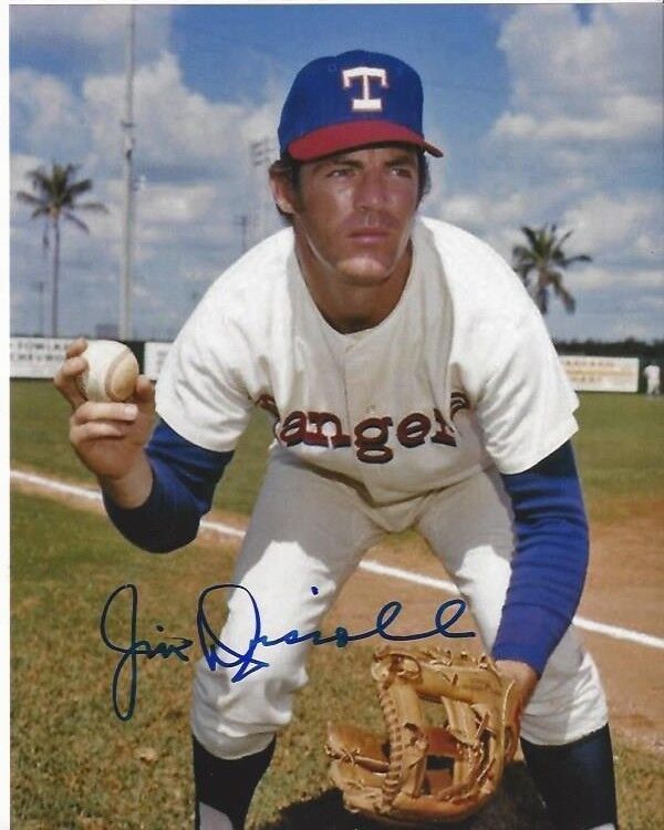 Jimmy Driscoll autographed 8x10 A's Rangers Private Signing #6