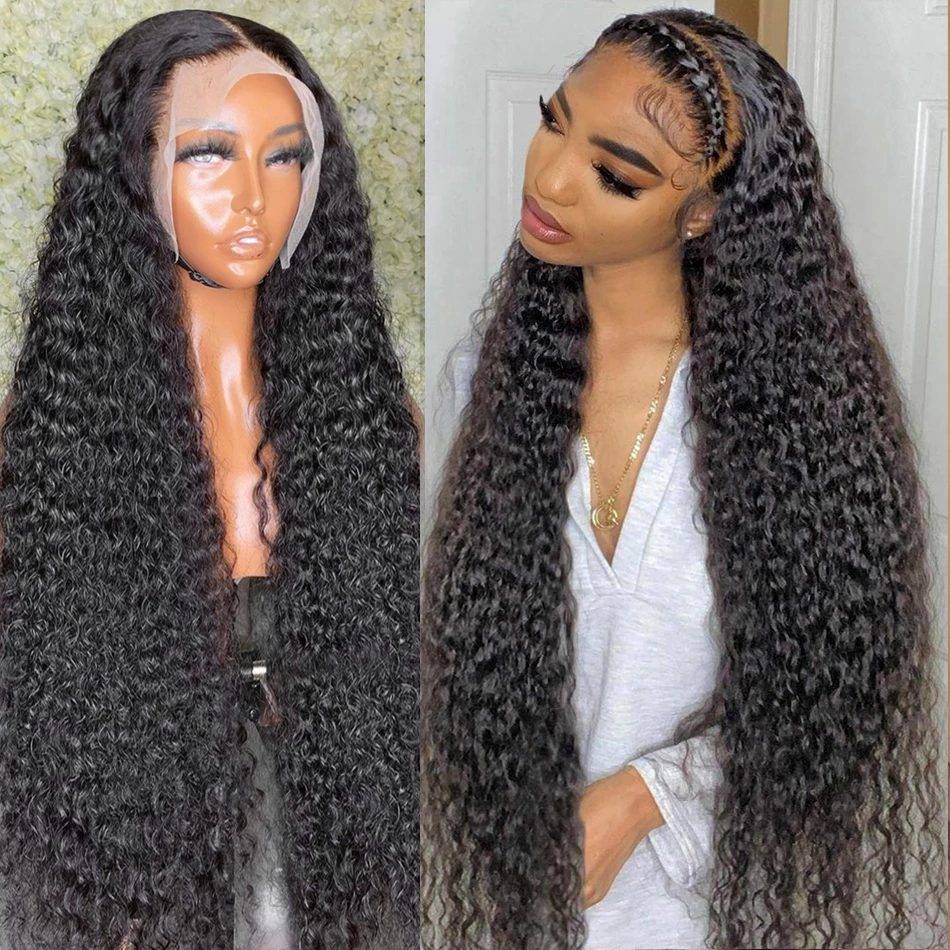 Long Curly Wig Black Brazilian Hair  ELCNEPAL