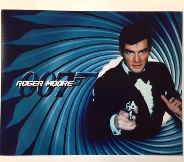 SIR ROGER MOORE as 007 James Bond 8x10 Movie Photo Poster painting ~ SPY WHO LOVED ME Moonraker