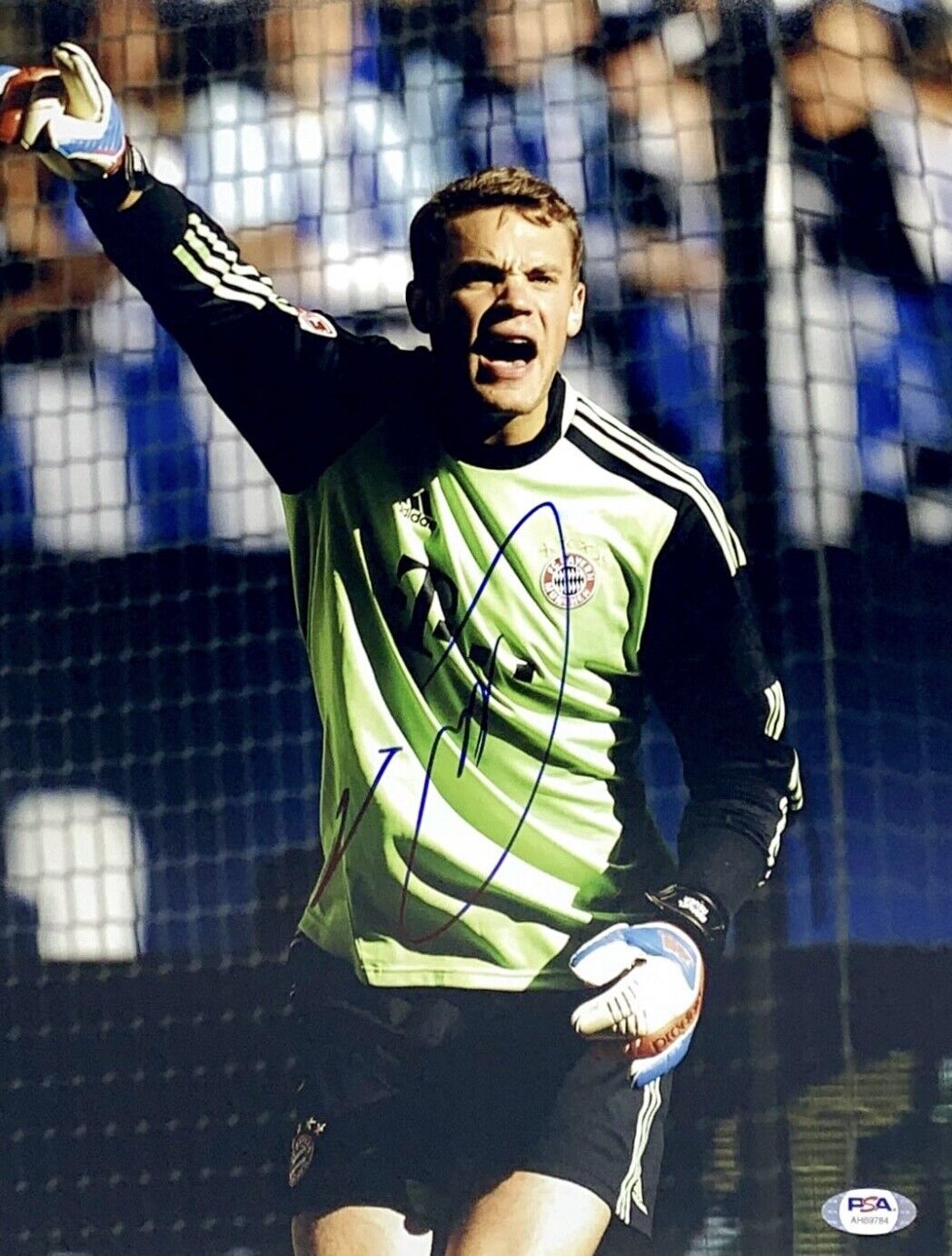 Manuel Neuer Signed 11x14 Photo Poster painting PSA AH69784 Soccer