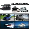 12V Car Fuse Holder with Wiring Harness Auto Fuse Relay Block for Car SUV UTV RV