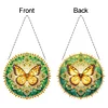 Butterfly Mandala 2D Flat DIY Diamond Art Pendant Wall Decor for Home & Windows
