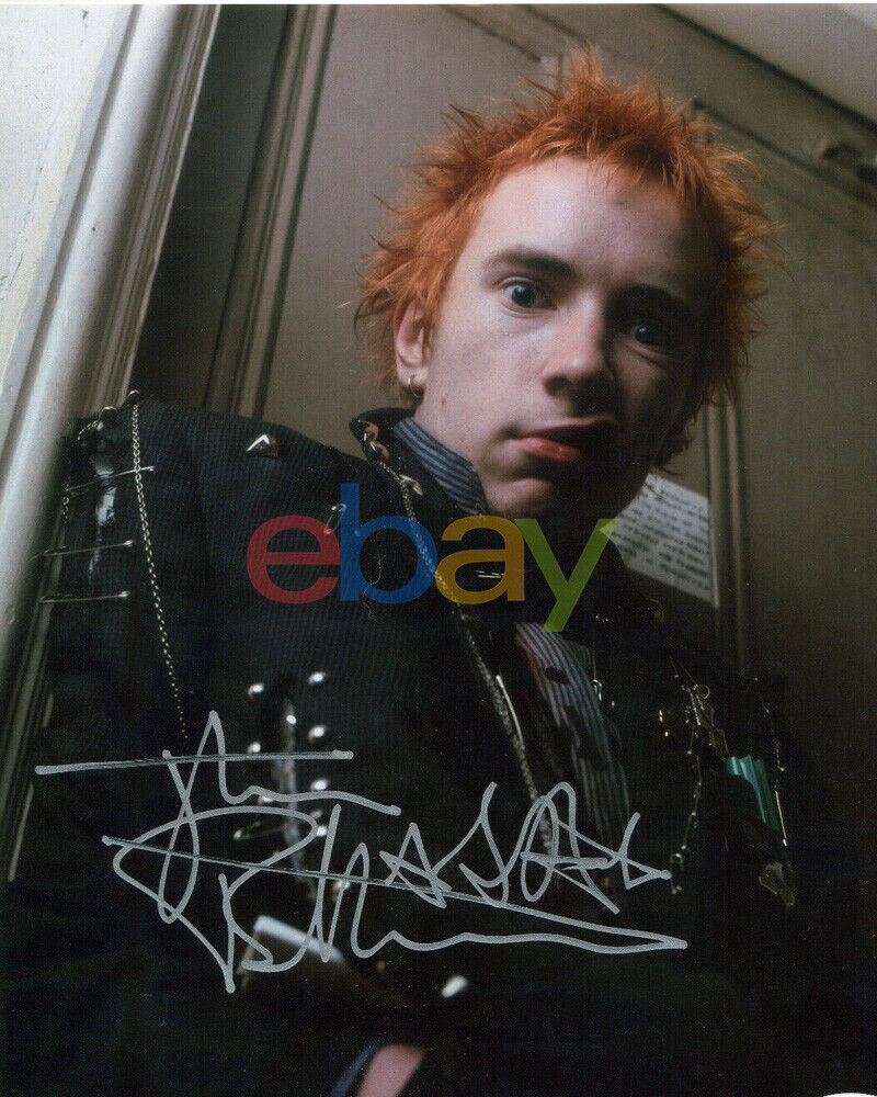 JOHNNY ROTTEN Lydon Sex Pistols classic signed 8x10 Photo Poster painting reprint