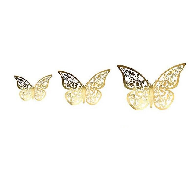 

3D Hollow Butterfly Wall Sticker Mural Decal Home Decoration, 501 Original