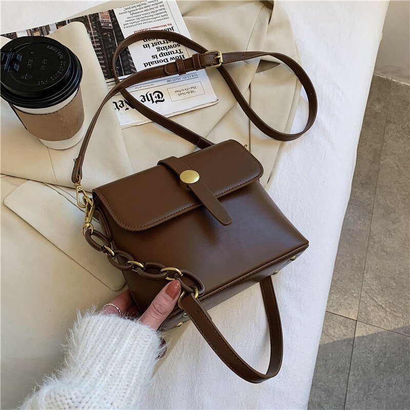 leather student bolsas