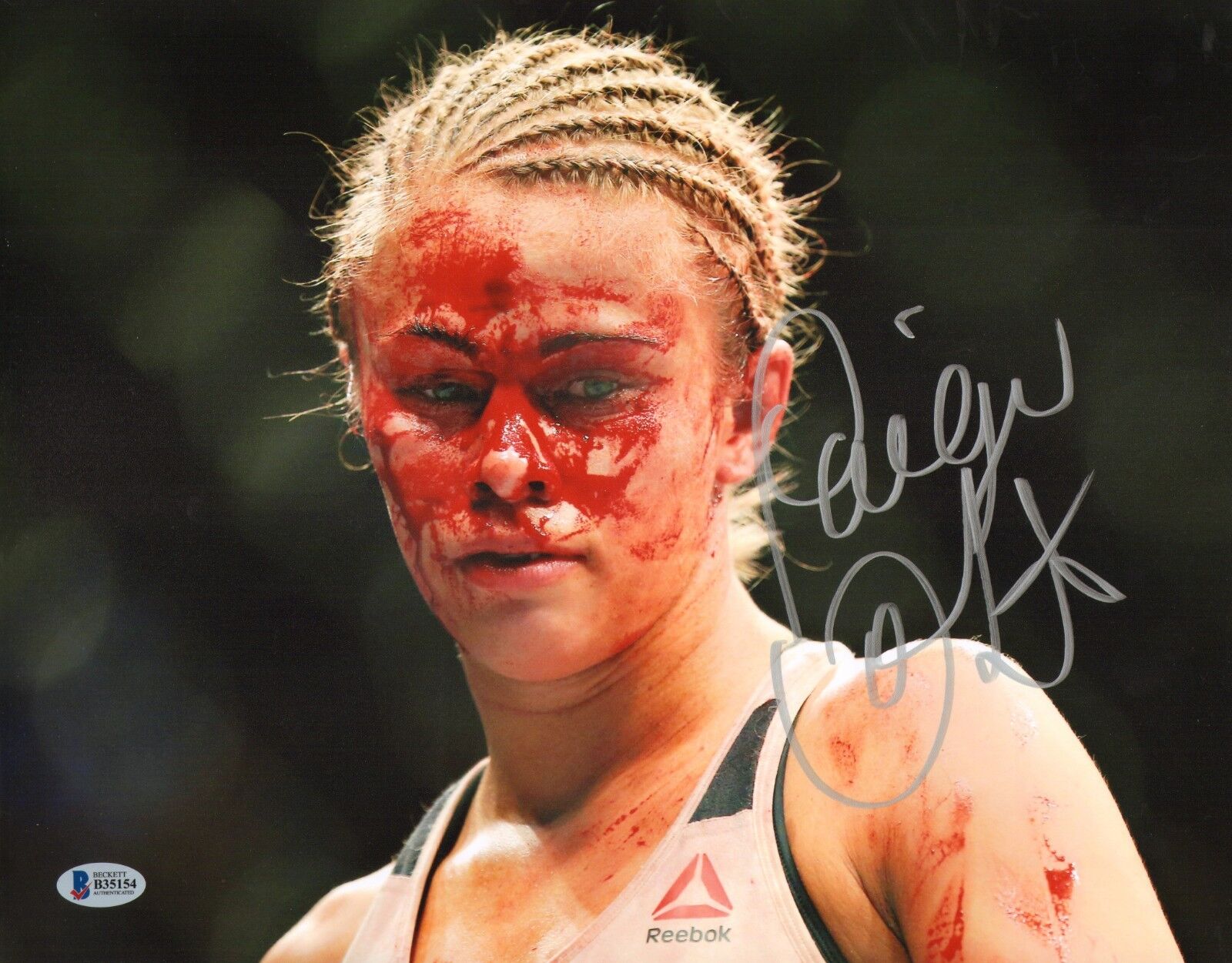 Paige VanZant Signed 11x14 Photo Poster painting BAS COA UFC on Fox 15 21 22 Picture Autograph 2