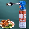 Butane Torch Head Grill Cooking Torch with Adjustable Hose Flame Thrower for BBQ