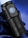 Mini LED Flashlight USB C Rechargeable Hat Clip Light for Camping Emergency