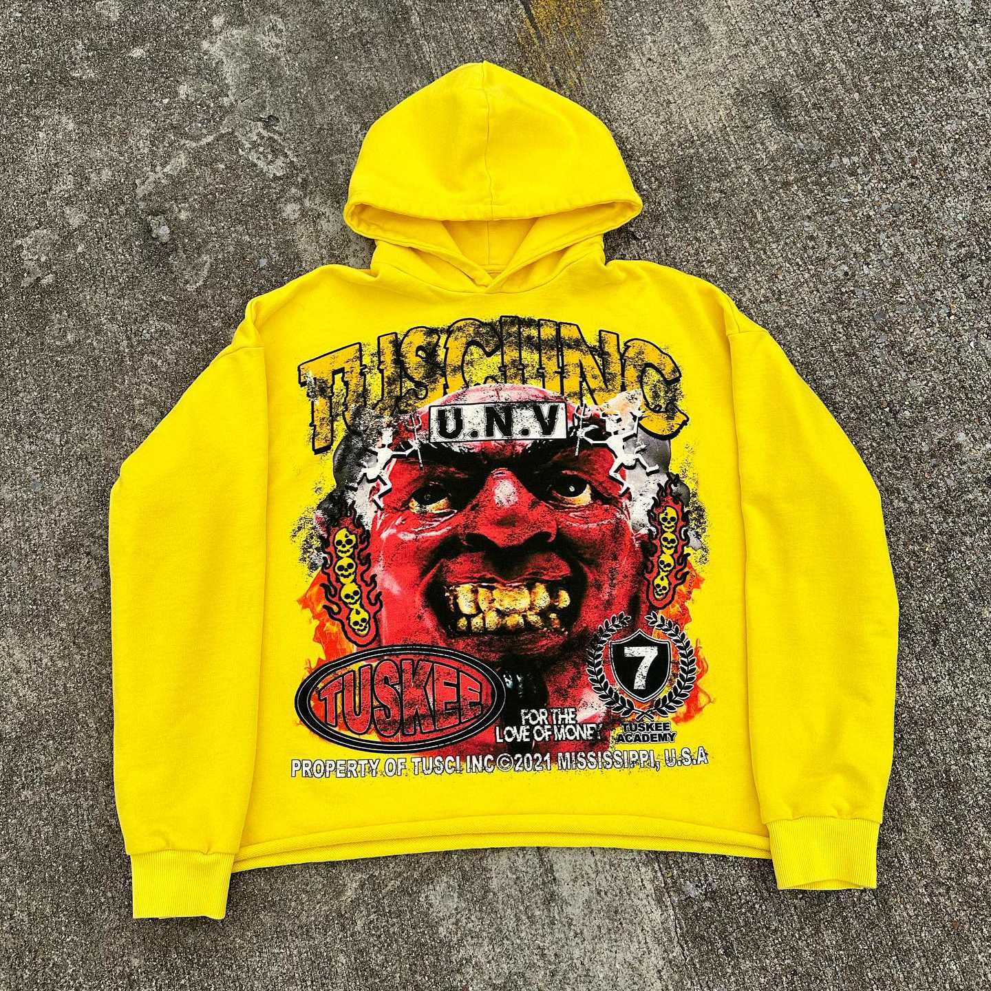 Gold Teeth Casual Street Hoodie