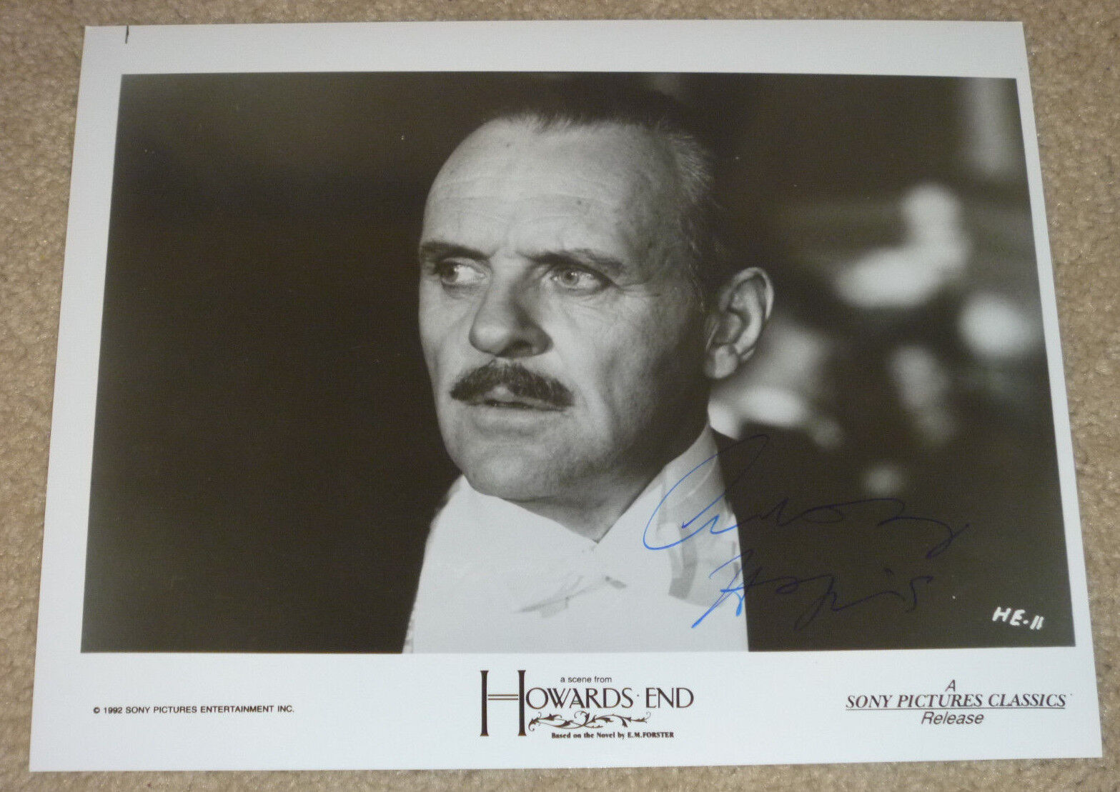 Anthony Hopkins Authentic Signed 8x10 Howard's End Studio Photo Poster painting Autographed