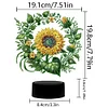 Sunflower Diamond Painting Night Light 5D DIY Diamond Art Lamp Home Decor