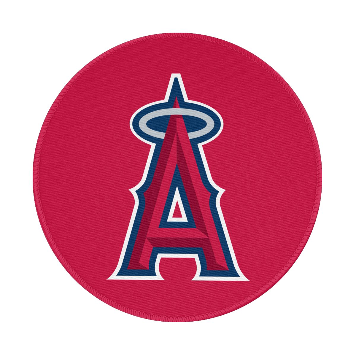 Los Angeles Angels Waterproof Round Mouse Pad for Wireless Mouse