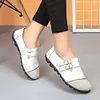 Gioiacombo&trade; Scarpe casual in pelle con velcro comfort da donna