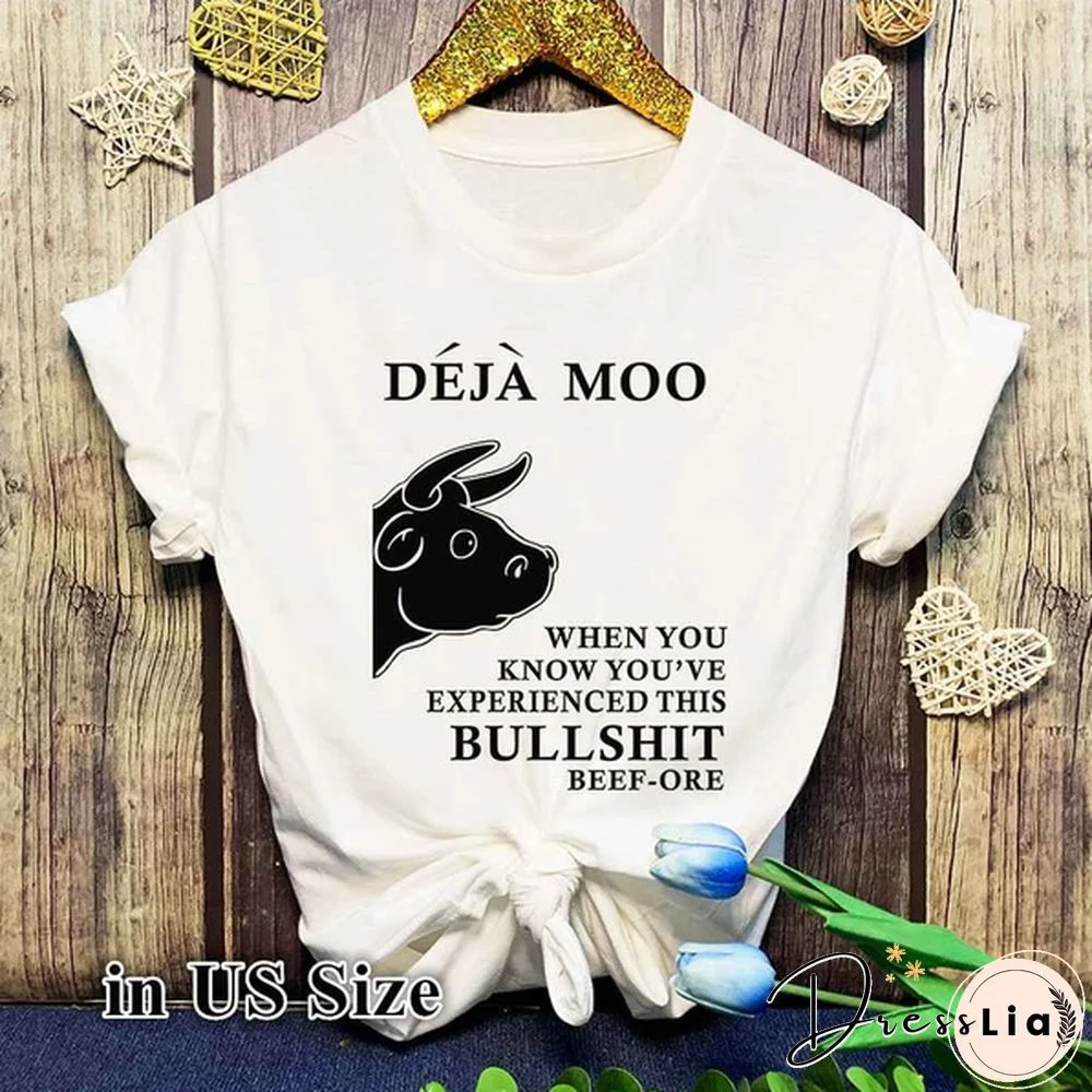 Graphic Funny Tee for Spring and Summer: Short Sleeves,Cotton,Casual,Funny Tops Tee for Women and Girls