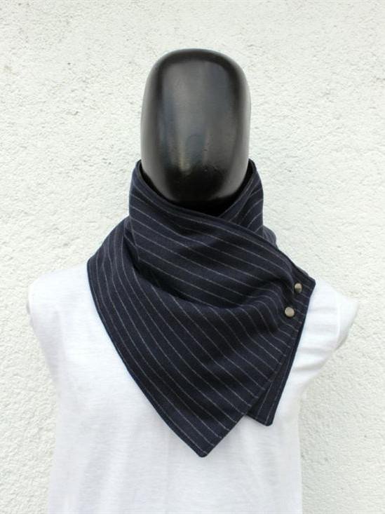 Stripe casual scarf